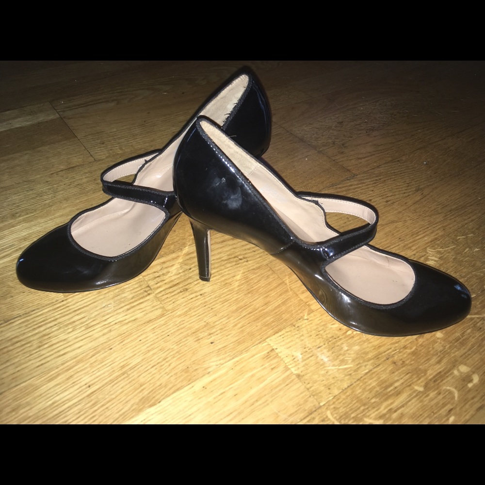 Black Mary Jane Heels